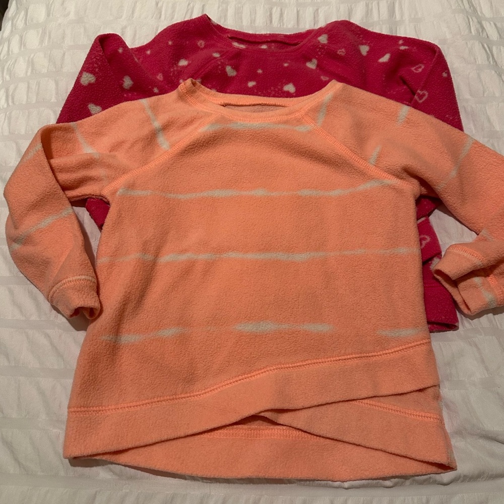💥 $5 if bundled - 2T JUMPING BEANS Fleece Long Sleeve Tops - Set of 2 Shirts